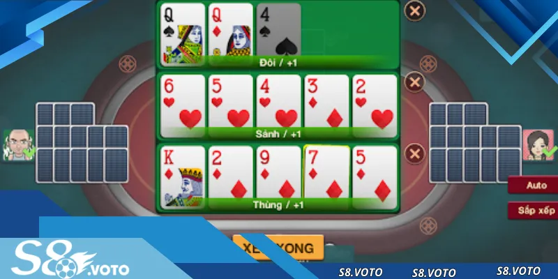 Cách xếp bài chuẩn cho bạn tham khảo